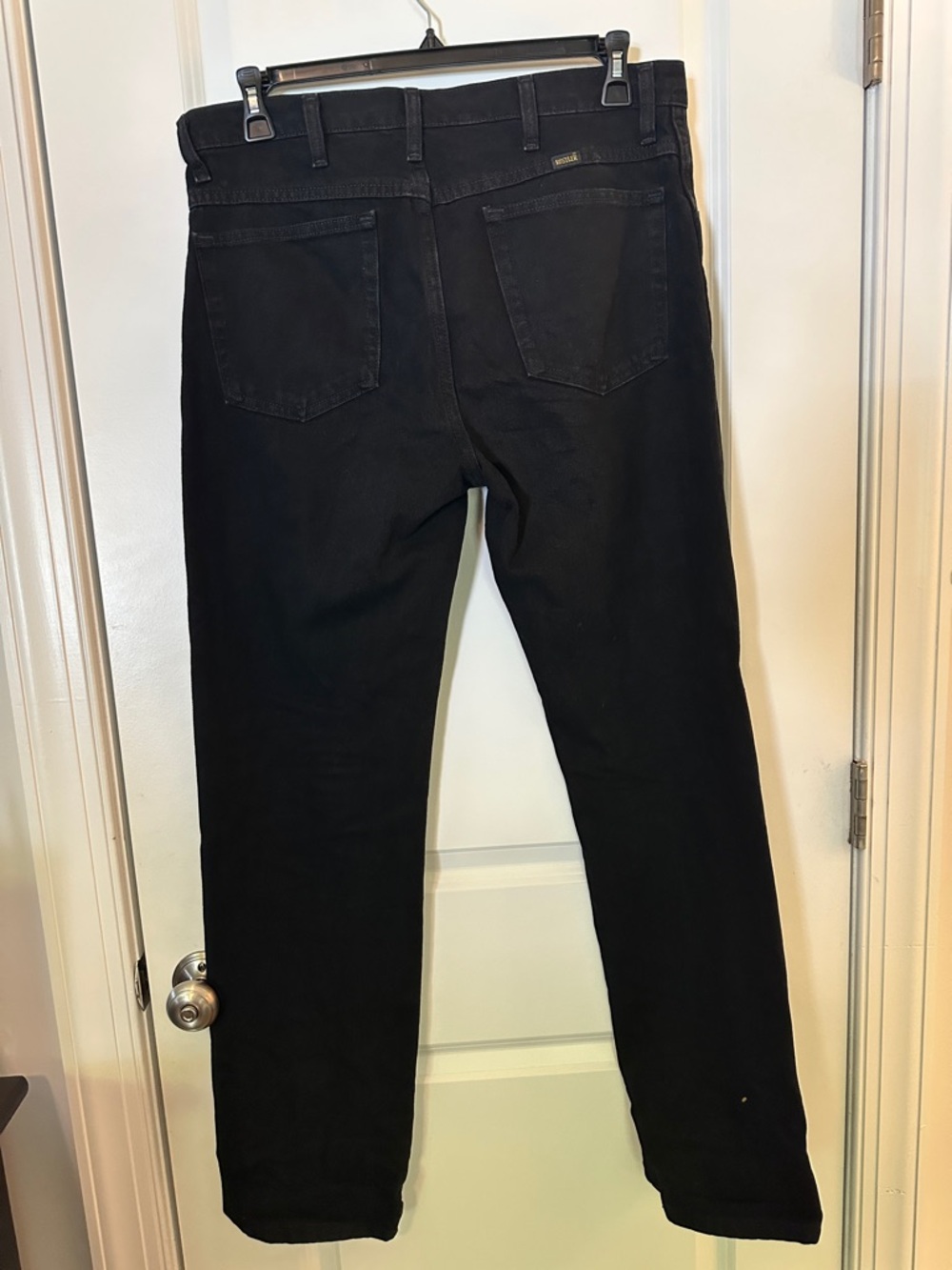 Rustler Men's Black Straight Jeans - Picture 7 of 9